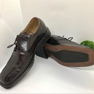 FRANCO FORTINI • Men’s Leather Square Toe Shoes